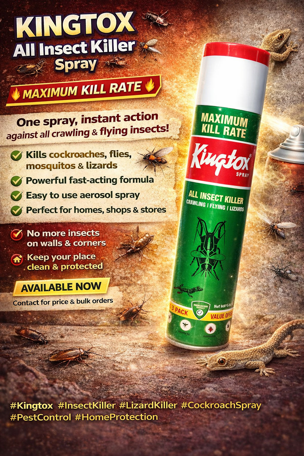 Kingtox Insect Killing Spray